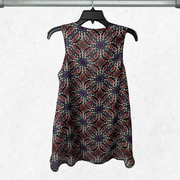 Old Navy High-Low Floral Blouse – Lightweight, Size M - Picture 2 of 8